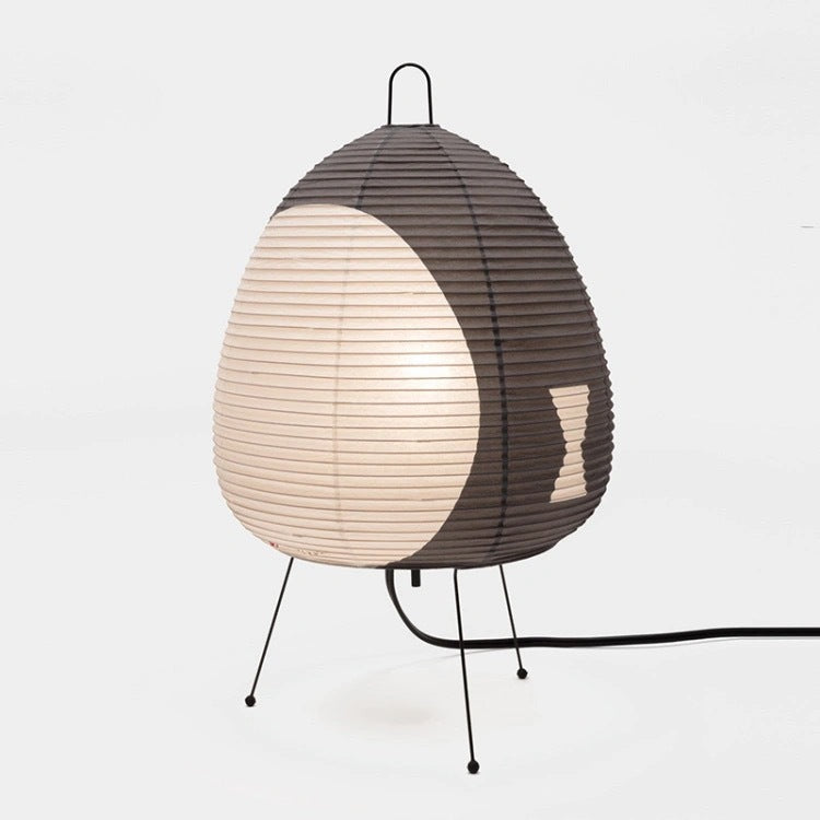 Japanische Papier-Tischlampe – Warmes Stimmungslicht