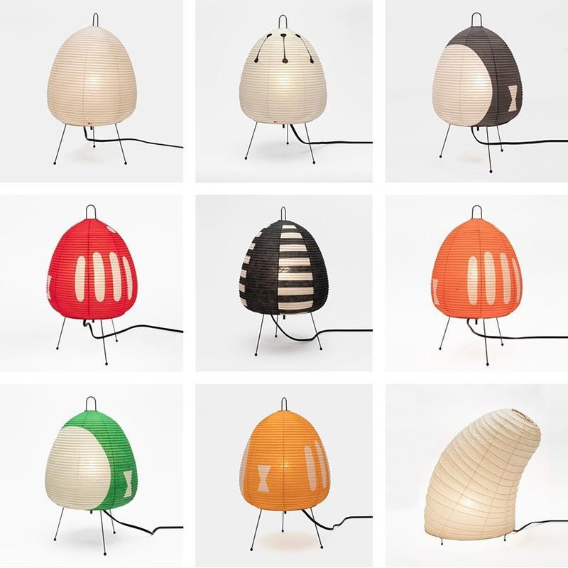 Japanische Papier-Tischlampe – Warmes Stimmungslicht